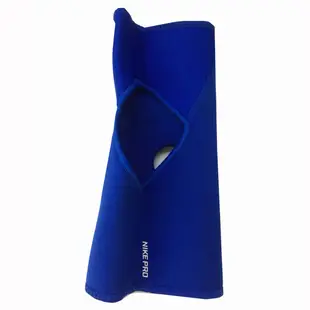 Nike Pro Open Patella [NMS55413XL] 運動 防護 支撐 開洞式 護膝 藍 XL