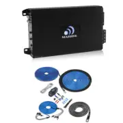 Massive Audio EX44N EDGE Series Class AB 4-Channel Amplifier with Amp Kit