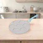 - 7 Cup Pancake Pan Non-stick Griddle Pancake Maker for Kids Breakfast(Grey)
