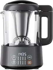 Soy Milk Maker Machine, 3 in 1 Cooking Machine, Smart Blender, Glass Blender, Plant-based Nut Milk Maker, Almond Cow Milk Maker. Self-cleaning and Multifunctional, 11H Appointment, 1L