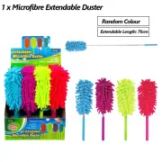 Extendable Microfibre Duster Telescopic Cleaner Home Car Duster Cleaning 76cm
