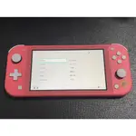 【有隻手機】NINTENDO SWITCH LITE 珊瑚色主機(西施惠夏威夷花紋)-二手使用過的