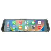 9.36 inch 2.5D Rearview Mirror Dash Cam Touch Screen Carplay Driving Recorder Streaming High Definition Large Screen blu