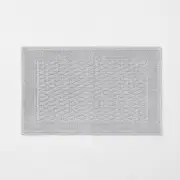 Sheridan Cliffcrest Bath Mat - in Silver Cotton