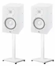 White 29” Steel Stands For Monitor Audio Radius 90 Bookshelf Speakers