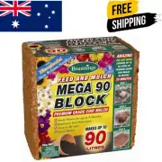 Brunnings 90L Feed and Mulch Coir Mulch Block*