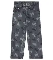 [Molo] Molo Aiden jacquard straight jeans Y 4 black