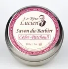 Cedre Patchouli 200g Shaving Soap Le Père Lucien France Vegan Etheric Oil