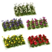Static Grass Landscape Modeling Cluster Grass Landscape for DIY Railway