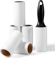 Generic Woofy Accessories Lint Roller Pet Hair Remover 60 Sheet and Lint Cleaning Set: Reusable Roller with 6 Refills, Ideal for Clothes, Furniture, Car, and Carpets - 360 Sheets