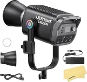 Godox LA600R Full Color RGB LED Video Light, 600W LED Bowens Mount Continuous Light Lamp, 1800K-10000K CCT,High 95+CRI/TLCL, with 14 FX Effects,for Studio, Video Recording, Live Streaming, Black Color