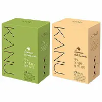 在飛比找Yahoo!奇摩拍賣優惠-韓國 Maxim KANU抹茶／紅茶拿鐵咖啡(17.3g×2