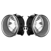 Pair Front Bumper Fog Lamp Lights For-BMW X3 F25 X4 F26 X5 F15 X6 F16 2010-20 Not Including Bulb 631 Black