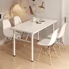 Foldable Dining Table, Home Office Desk, Wood Computer Desk for Home