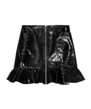 Ganni Future Leather Mini Skirt EU38,EU36,EU42,EU40,EU34,EU44,EU32 black