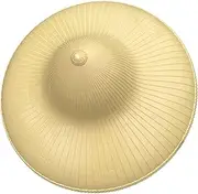 [Oshhni] Sun Hat Rainproof Fishing Hat for Fisherman Travel Farming Camping Vietnamese Light Yellow