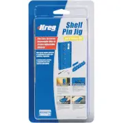 Kreg Shelf Pin Drilling Jig with 5 mm Bit Pack of 6 Kreg KMA3220 647096802783