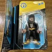 Imaginext DC Super Friends Black Adam Figure light-up bat-tech batcave