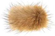 [Holibanna] 2pcs Fluffy Faux Fur Wrist Cuffs for Cold Weather Elegant Arm Warmers Winter Clothing Accessory Soft Furry Outfits