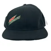 Mt Dew Mocracy Dewmocracy Otto Flex Black Hat Size Mens L/XL
