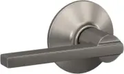 Schlage F10 LAT 619 Latitude Passage Lever, Door Hardware. Satin Nickel