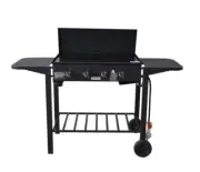 Jumbuck Delta 4 Burner Hotplate BBQ flat top outdoor cooking solution