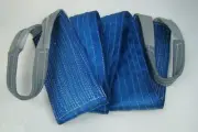 8" x 12' Blue Heavy Duty Nylon Sling Tow Recovery Strap 16,000 lbs Single Ply