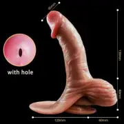 Male Penis-Extender-Enlarger-Sleeve-Reusable-Condom-Delay-Ejaculation for Men AU