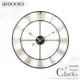 【iINDOORS】Loft 簡約設計時鐘-雙色金針60cm