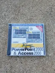 New Sealed Professor Teaches The Best Way to Learn PowerPoint & Access 2000
