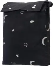Portable Blackout Curtain Shade with Suction Cups, 50" X 78", 1-Pack, Moon and S