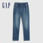 GAP 男童裝 磨白直筒牛仔褲-中度水洗(708018)