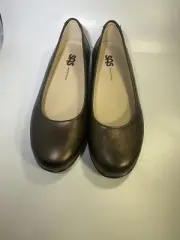 Sas Womens Scenic Bronze Flats Size 6.5m (gr16 )