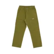 [OFF WHITE] OFF WHITE Diag print cotton workwear pants Kids 12+ 12+ Green