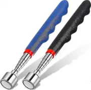 Telescoping Magnet Tool 20 Lbs Magnetic Pickup Tool 30 Inch Telescoping Magnet Stick Gadget(blue And Black,2 Pieces)-CE