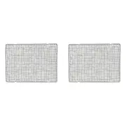 2PK Wiltshire Non-Stick Wired Rectangular Kitchen Baking Cooling Rack 50x36cm