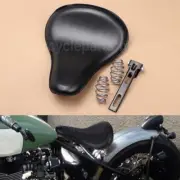 Synthetic Leather Solo Slim Seat Large Spring Bracket for Harley Bobber Chopper