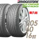 【BRIDGESTONE 普利司通】ECOPIA NH100 小資族專用神省輪胎_二入組_205/60/16(車麗屋)