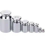 7 Pcs Calibration Weights Set 1g-100g Scale Precision Carbon Steel Test Gram