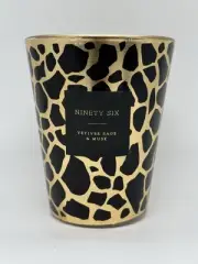 NINETY SIX 11.2 Oz. Scented Candle - Vetiver Sage & Musk - Leopard Print - New