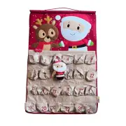 Hallmark Itty Bittys SantaPlush Reindeer Christmas Countdown Advent Calendar
