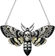 Scary Death Butterfly Pendants, Horror Butterfly Wall Decor, Death Butterfly Shape Ornament, Halloween Butterfly Wall Art, Scary Wall Decorations, Butterfly Pendants, Gothic Butterfly Wall Deco