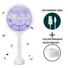 Electric Zapper Bug Fly Swatter Mosquito Insect Killer Wasp Trap Swat Racket Bat
