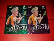 2017 SELECT FOOTY STARS PURPLE & GREEN STARBURST CARDS GWS GIANTS TOM SCULLY