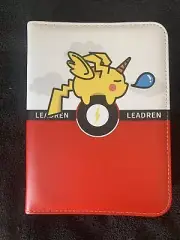 Leadren Trading Card Binder Pikachu & Charmander 240 Pockets New USA FAST SHIP