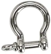 WhiteCap Industries S-4074P Boat Anchor Shackle Stainless Steel Round Pin 3/8 In