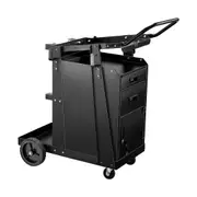 Welding Cart 2 Drawers Welder Cart Heavy Duty with Lockable Cabinet 350LBS