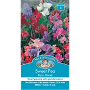 Mr Fothergill's Sweet Pea Bijou Mixed Flower Seeds