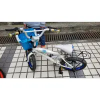 在飛比找蝦皮購物優惠-【二手】好市多VENTURA16吋兒童腳踏車-藍白色