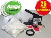 57mm Multipress Badge Making Machine with 250 buttons and circle cutter